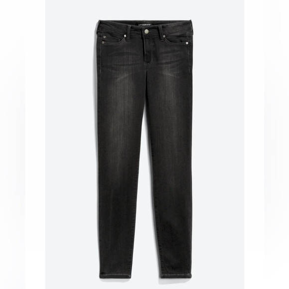 Liverpool Los Angeles Denim - Liverpool The Skinny Dark Gray Jeans. Size 16.